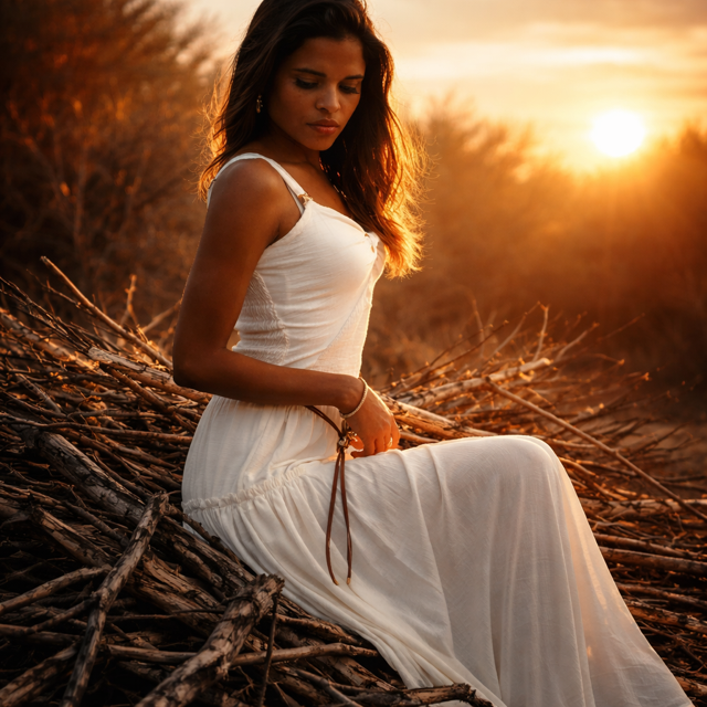 Jasmin  2-Piece Set with belt