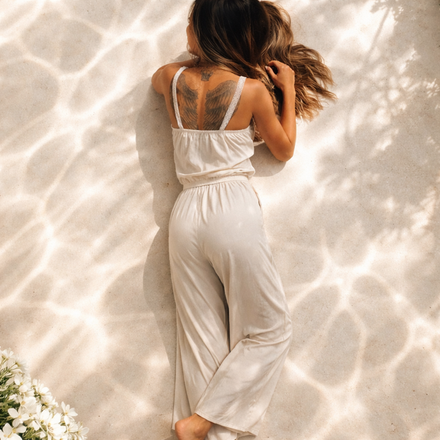 Paloma Embroidery Two-Piece Set