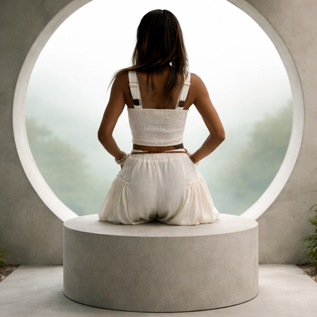 Jasmin  2-Piece Set with belt