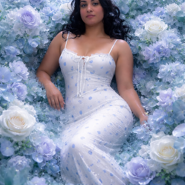 Sandy Sea Midi Dress