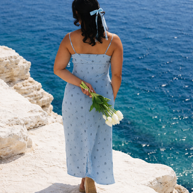 Sandy Sea Midi Dress