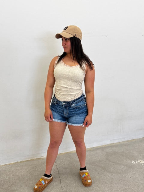 MISS ME MID RISE JEAN SHORTS