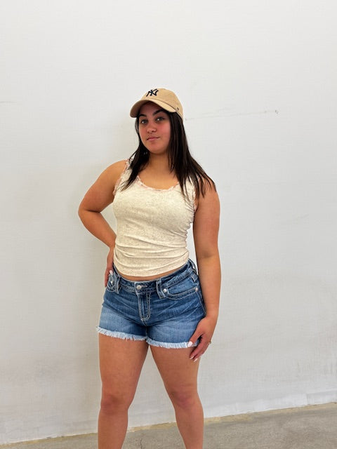 MISS ME MID RISE JEAN SHORTS